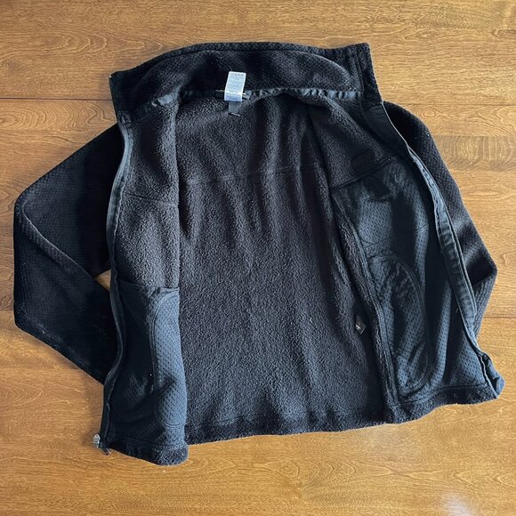 Patagonia black grid fleece full-zip jacket XS/S - Picture 5 of 13